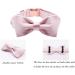 Lionet Paw's Comfortable Pink Silk Dog Collar with Removable Fly for Medium Dogs (34-55cm) - 1 Pack - Buy Online on SooperMarket.com