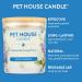 One for All Natural Soy Wax Candle - 20 Fragrances Pet Odor Eliminator 60 Hours Burn Time - Reusable Glass Candle for Pet Homes - Buy Online on SooperMarket.com