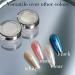 PrettyDiva Aurora Chrome Nail Powder - White Pearl with Multi Color Shifting Metallic Powders for Magic Moonlight Effect on Nails - Buy Online on SooperMarket.com