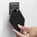 Tooletries Silicone Body Scrubber & Storage Hook - Charcoal | Shower Bathroom Organizer with Silicone-Grip Technology - Buy Online on SooperMarket.com