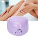 Mini Wax Warmer for Hair Removal - Professional Electric Guard Heat Removable Silicone Tank Home Use Purple (EU Plug 220V) - Buy Online on SooperMarket.com
