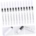 FOYTOKI 72 Pcs Eyeliner Pencil Waterproof White Eyeliner Colored Eyeliner White Pencil Makeup Wooden Pole - Buy Online on SooperMarket.com