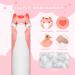 Hawaii 50 cm Kawaii Long Cat Plush Pillow - Soft Pink Cuddly Toy & Stuffed Animal Gift - Buy Online on SooperMarket.com