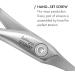 GERMANIKURE Tower Point Cuticle Scissors - Self-Sharpening FINOX22 Titanium Coated Stainless Steel - Professional Manicure Tools - Leather Case - Made in Solingen Germany - Buy Online on SooperMarket.com