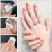 8-Piece Nail Art Jelly Stamper Kit with Scraper and Brushes | Clear Silicone Jelly Stamper for French Tip Nails | Manicure Tools - Buy Online on SooperMarket.com