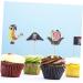 Warmhm 48pcs Halloween Party Ornaments Child Paper Food Bracket As Shown Size 3 - Buy Online on SooperMarket.com