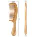 OneDor Handmade 100% Natural Green Sandalwood Wide Tooth Hair Comb - Anti-Static Wooden Detangler with Sandalwood Scent - Buy Online on SooperMarket.com