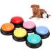 6 Color Recordable Buttons for Dogs Dog Buttons for Communication Dog Talking Button Set Pet Training Buttons 30 Second Record & Playback Teach Your Dog to Talk - 6 Color Packs - Buy Online on SooperMarket.com