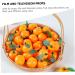 Alipis 50pcs orange cupboard desktop toys plastic teaching aids decorations Model Toy accessories mini Scene Photography Props decorate window False Orange Decor fake fruit - Buy Online on SooperMarket.com