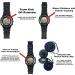 RefStuff RefScorer Digital New v2.021 Soccer Referee Watch with Interchangeable Top Rings - Record Game Score with Ease! (Pack of 5 Sold Separately) - Buy Online on SooperMarket.com
