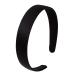Black Satin Covered Headbands for Women or Teens - 24 Pack (4.8 x 5.75 x 1 In) - Buy Online on SooperMarket.com