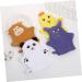 NOLITOY 4pcs Animal Shaped Exfoliating Bath Loofahs & Wash Mitts - Soft Polyester Shower Sponges for Kids - Gentle Body Massage & Cleansing - Buy Online on SooperMarket.com