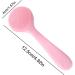 Bexdug Face Scrubber - Soft Silicone Facial Cleansing Brush - Manual Facial Cleansing Brush Skin Friendly Waterproof Face Cleaning Scrubber Pink - Buy Online on SooperMarket.com
