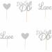 Arthsdite 24Pcs We Still Do Cupcake Toppers Glitter Love Heart Marriage Anniversary Cupcake Picks Bridal Shower Wedding Engagement Birthday Cake Decorations Supplies - Silver Glitter Silver Cupcake Toppers - Buy Online on SooperMarket.com
