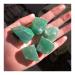 for raw Crystals Minerals Gemstone Natural Green Rough Stone for Home Decoration 100g 30-50mm