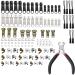 Everything in One Pack Zipper Repair Kit Zipper Replacement Pack Zipper Fix Instant with Zipper Install Pliers Tool by DmHirmg