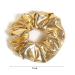 Bronzing Gilding Hair Scrunchies BW32 - Black Gold Silver | Ponytail Holders - Buy Online on SooperMarket.com