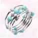 PACKOVE 1pc Jewelry Handmade Bracelet Natural Material Bracelet Womens Bangles Bracelets Decorative Bangle Tiger Eye Stone Charm Bracelets Turquoise Bracelet Miss Volcanic Rock - Buy Online on SooperMarket.com