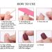 Brishow Coffin False Nails - Long Yellow Stick on Nails for Women and Girls - Buy Online on SooperMarket.com