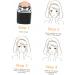 Mikinona Face Oil Absorbing Roller 1pc Facial Oil Absorbing Ball Beauty Instrument Grease Oily Skin Roller Black 1 count (Pack of 1) - Buy Online on SooperMarket.com