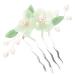 FOMIYES Ladies Suits Antique Hair Clasp Bridesmaid Headband Costume Glass Flower Hair Comb