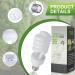 Qeeheng UVB 5.0 Lamps for Reptiles - Energy-Saving Turtle Light Bulb for Tropical Terrariums - 26W Calcium Supplement for Water Turtles & Snakes - Buy Online on SooperMarket.com