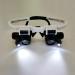 goforwealth Head Mounted with LED Light Jeweller Magnifying Glasses Hands Headset Head-Mounted Magnifying Glasses for Jewelry Sewing Reading Crafts Repair Astounding - Buy Online on SooperMarket.com