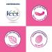 Veet Sugaring Sugar Paste with Argan Oil - Hair Removal for Smooth Skin Up to 4 Weeks | 4x250ml - Shop Now! - Buy Online on SooperMarket.com