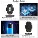 LECART 6 Pcs Rechargeable LED Aircraft Strobe Lights | 7 Colors Anti Collision Light for Motorcycle, Car, E-Bike, Drone, RC Boat, Bicycle - Buy Online on SooperMarket.com