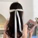 Hair Ribbon Bow Clip for Women Tassel Ribbon Bowknot Hair Clips With Long Tail Hair Bow for Girls Hair Bow Ties Long Silk Ribbon for Hair Barettes Accessories for Wedding Party Decoration - Buy Online on SooperMarket.com