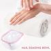 Nail Soaking Bowl Set with Cuticle Remover and Stainless Steel Peeler - 2PC Gel Polish Remover Kit for Manicure and Nail Art - Buy Online on SooperMarket.com