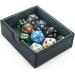 Scimi X-Large Premium Double Deck Box for 200+ Sleeved Cards - Elegant Black Cross Pattern - Buy Online on SooperMarket.com