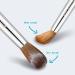 100% Pure Kolinsky Hair Size 8 Oval Acrylic Nail Brush Set - Professional Manicure Tool for DIY Home Salon - Crystal Blue - Buy Online on SooperMarket.com