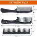 URAQT Hairdressing Combs Set 3 Pack Wide Tooth Combs Heat Resistant Anti-static Carbon Hair Brush Hair Comb for Long Wet or Curly Hair Detangling Wide Tooth Comb Set - Buy Online on SooperMarket.com