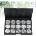 Angoily 3pcs 15 Eyeshadow Eye Shadow Empty Cosmetic Case Makeup Box Travel Concealer Lip Gloss - Buy Online on SooperMarket.com