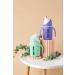 Glass Sippy Cup Set for Toddlers - 5oz - Spill-Proof Silicone Straw - Mint Green & Indigo Purple - BPA-Free - Buy Online on SooperMarket.com