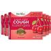 Herbion Natural Sugar Free Cough Lozenges Cherry Flavor | Cough Suppressant | Sore Throat Relief | Pack of 6 |