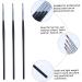 PLAFOPE 4pcs Fine Eyeliner Brush Makeup Eyeliner Wand Travel Makeup Brush Makeup Eye Tool Lip Liner Fiber - Buy Online on SooperMarket.com