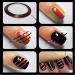 JIAHAO 2Pcs Gold/Silver Striping Tape Line Nail Art Decoration Sticker Set with Dispensers - DIY Nail Tip Design - Buy Online on SooperMarket.com