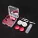 Acouto Square Contact Lens Case - Portable Marble Mirror Design for Nearsighted - Stylish Pink Color - Buy Online on SooperMarket.com