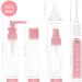 ANKROYU Travel Bottle Set Leak Proof Shampoo Liquid Squeeze Bottle Refillable Cosmetic Container for Shampoo/Body Wash/Lotion(6 Sets-A) 6 Sets A - Buy Online on SooperMarket.com