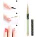 Manicure Picker Dotting Pen Professional Ultra Fine Easy To Operate Manicure Liner Pen DIY for Household Nail Shop(Green stripes (long pull line)) - Buy Online on SooperMarket.com