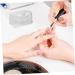 FRCOLOR Thehomeuse Powder Box for Dipping Nails Starter Set 12 Pieces Recycling System for Nail Powder Nail Tip Shape Guides Manicure Nail Art Tool Container for Nail Dipping Powder 5X4X2.5CMx2pcs White x 2 pieces - Buy Online on SooperMarket.com
