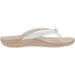 WHITIN Women's Flip Flops Thong Sandals with Arch Support | Soft Toe Post | Deep Heel Cup | Bowknot White - Buy Online on SooperMarket.com