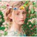 Kaptin 10 Pack Multicolor Flower Crown Headband for Women and Girls - Festival, Wedding, Party Floral Garland Headbands - 10 Count - Buy Online on SooperMarket.com