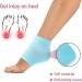 Sibba 4 Pairs Moisturizing Gel Heel Socks Cracked Heel Gel Lined Infused Toeless Spa Socks for Women Soft Cotton Silicone Ventilate Heel Sleeves Open Toe Foot Care Treatment Overnight (Multicolor) 4 Pairs Black+Pink+Gray+Green 4.0 - Buy Online on SooperMarket.com