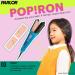 PopIron Hair Straightener & Hair Imprinting Iron - 5 Plates for Straightening, Crimping & Fun Shapes | Ideal for Hair Art & Festivals - Buy Online on SooperMarket.com