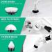 GOFOIT 360-degree Cordless Electric Spin Scrubber with Long Handle - Shower, Tub, and Tile Power Scrubber with 3 Multi-Purpose Brush Heads - Buy Online on SooperMarket.com