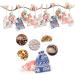 RORPOIR 51pcs Christmas Countdown Calendar Christmas Calendar Pouch Christmas Hanging Halloween Burlap Bag - Buy Online on SooperMarket.com