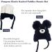 Cute Bear Kids Winter Hat with Ear Flaps | Chenille Knitted Warm Hat for Baby Girls Boys | Fleece Lined Earflap Cap | Toddler Cold Weather Beanie - Buy Online on SooperMarket.com